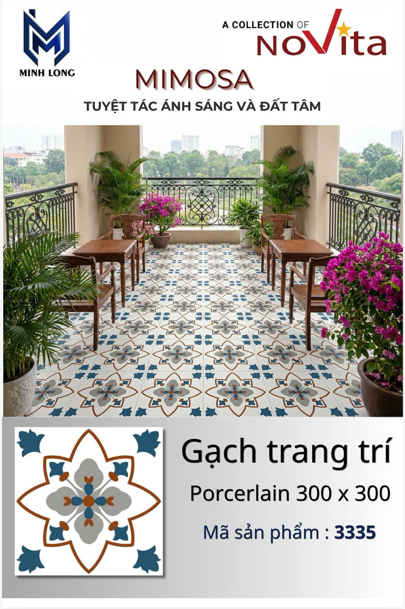 Gạch ốp lát tổng hợp 300X300